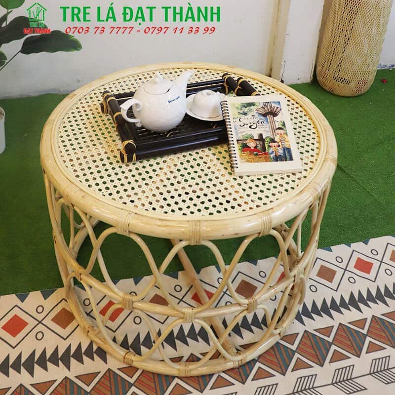 Bàn Ăn Mây Tre - BAMT001